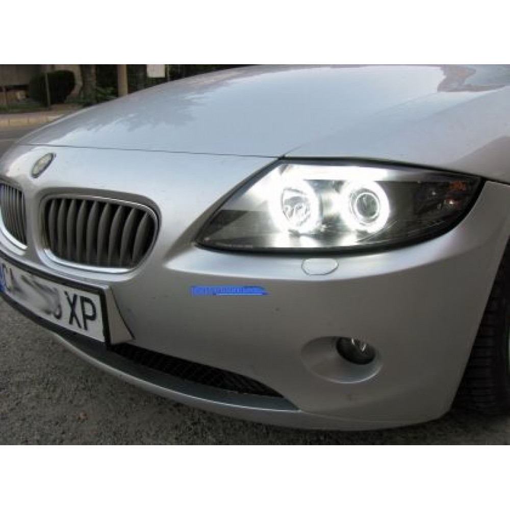 Кристални фарове  Angel Eyes BMW Z4  (03-09) - CCFL черни