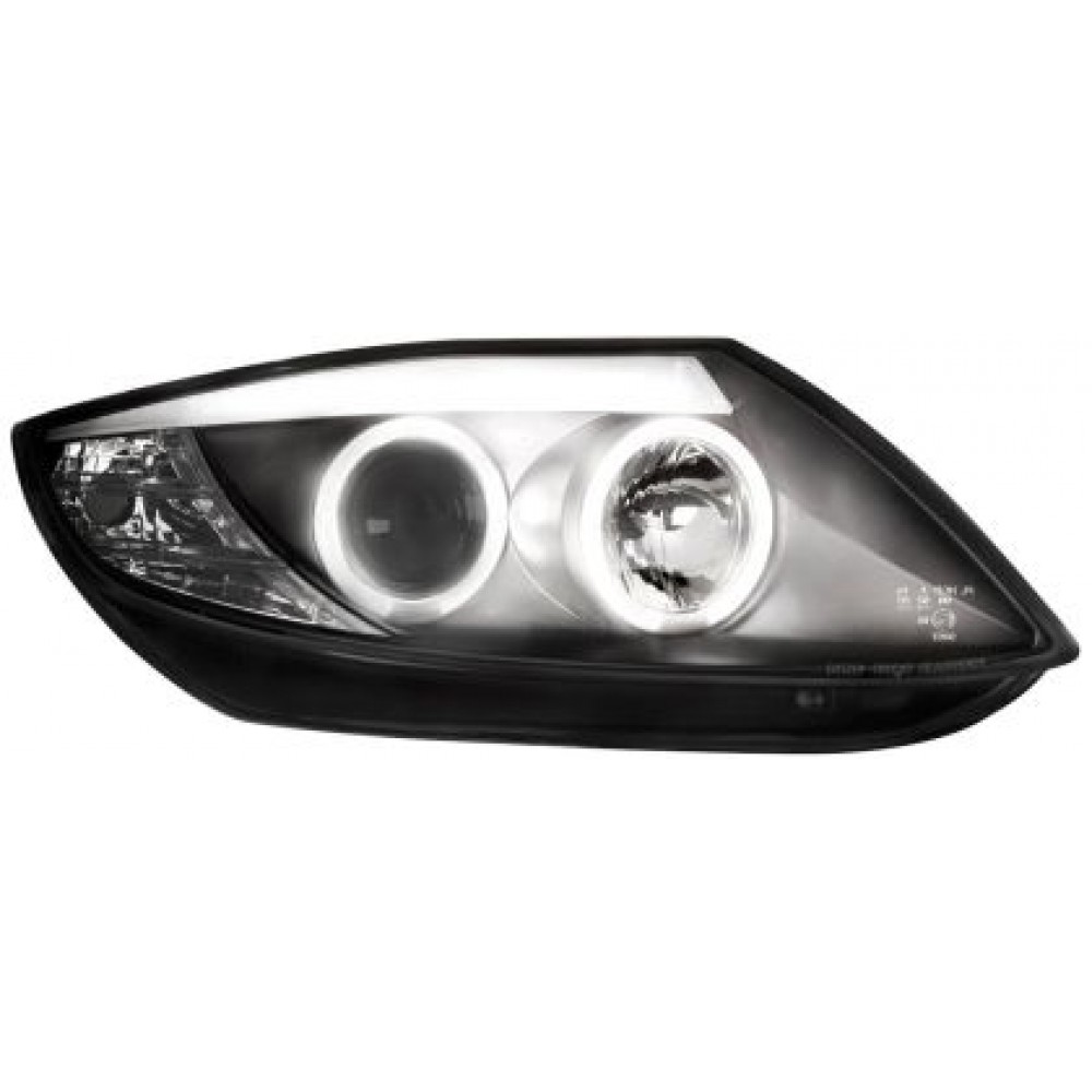 Кристални фарове  Angel Eyes BMW Z4  (03-09) - CCFL черни