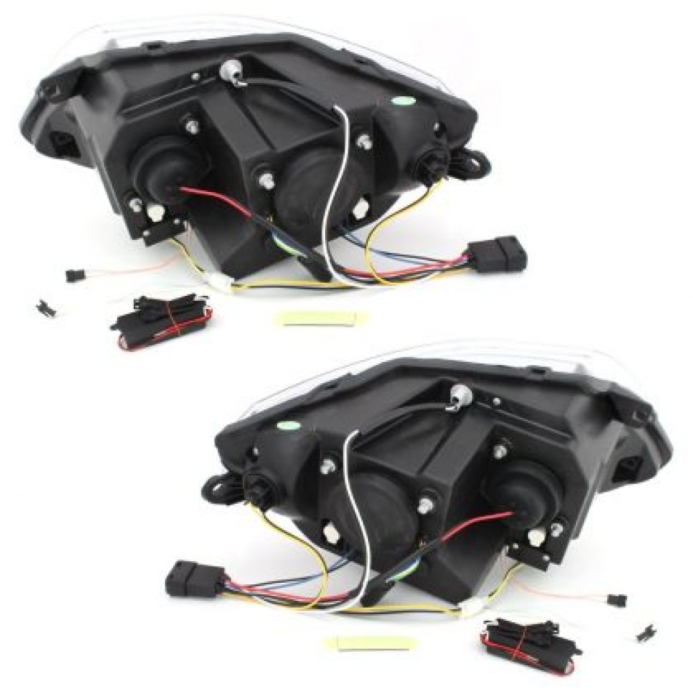 Кристални фарове  Angel Eyes BMW Z4  (03-09) - CCFL черни
