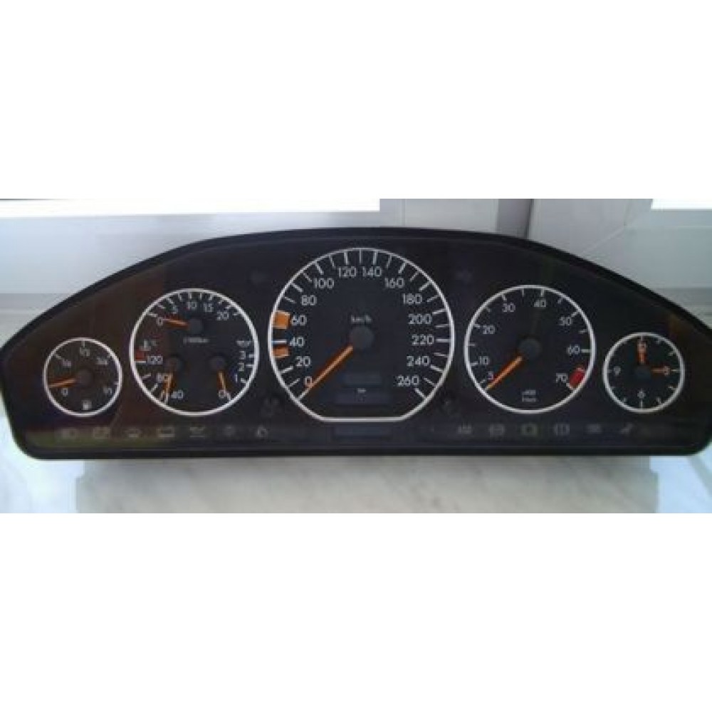 Рингове за табло хромирани  Mercedes W140