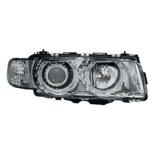 Кристални фарове  Angel Eyes BMW E38  (1998-2001) - хром