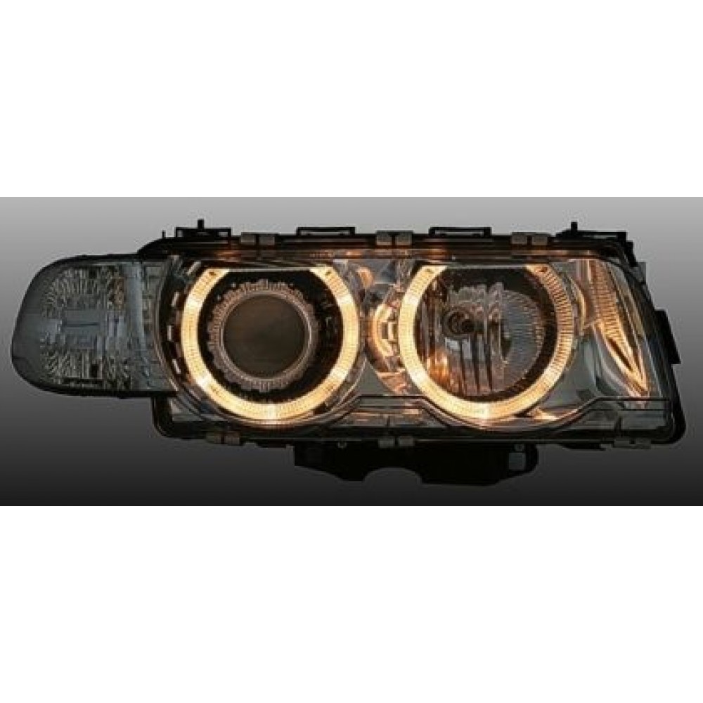Кристални фарове  Angel Eyes BMW E38  (1998-2001) - хром