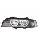 Кристални фарове  Angel Eyes BMW E39  (1995-2000) - черни