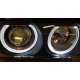 Кристални фарове  Angel Eyes BMW E39  (1995-2000) - черни