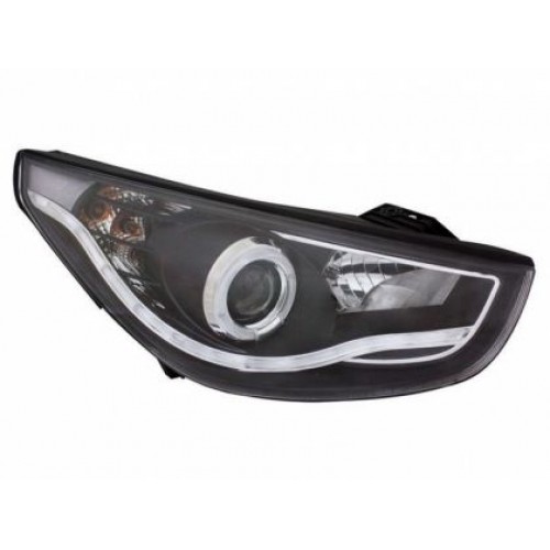 Кристални фарове  HYUNDAI TUCSON / IX35 (2010+) - черни