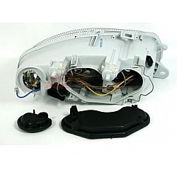 Кристални фарове за Alfa Romeo 147 (2001-2004) - черни