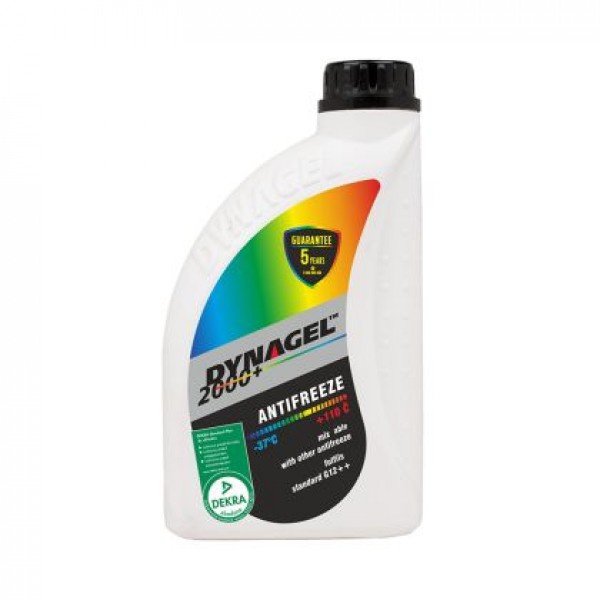Антифриз Dynagel 2000+ до минус -37°C Long Life 1L- Производител : Autoland
