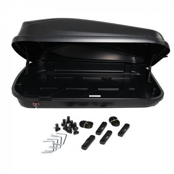 Автобокс Junior Easy 132x78x36cm с 85 mm крепежи, с ключ, 320 литра - черен гланц от GrandAuto Автобокс Junior Easy 132x78x36cm с 85 mm крепежи, с ключ, 320 литра - черен гланц- Производител : Junior