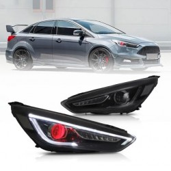 Тунинг led фарове за Ford Focus (2015-2018) - черни