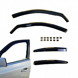 Ветробрани за Vw Passat B6 / B7 (2005-2014) sedan - 4бр. предни и задни - черни