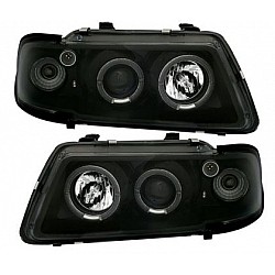 Кристални фарове за Audi A3 Angel Eyes (1996-2000) - черни Кристални фарове за Audi A3 Angel Eyes (1996-2000) - черни