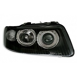 Кристални фарове ANGEL EYES Audi A3 (2000-2003) - черни