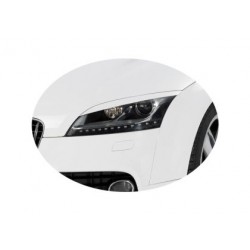 Вежди за фарове за Peugeot 307 - черни