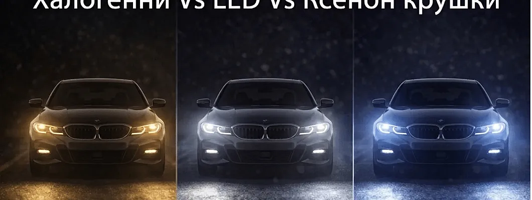 LED vs Халоген vs Ксенон: коя технология да изберете за Вашия автомобил?