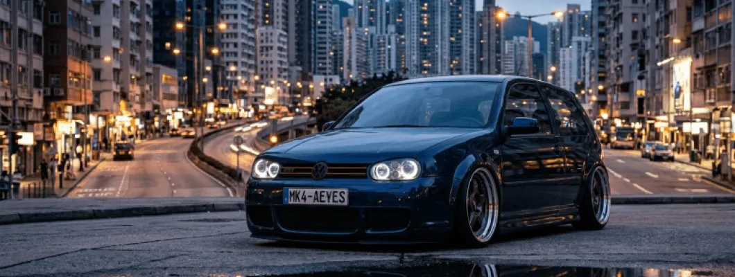 VW Golf 4 тунинг: фарове, ангелски очи и аксесоари