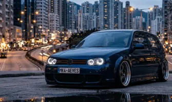 VW Golf 4 тунинг: фарове, ангелски очи и аксесоари